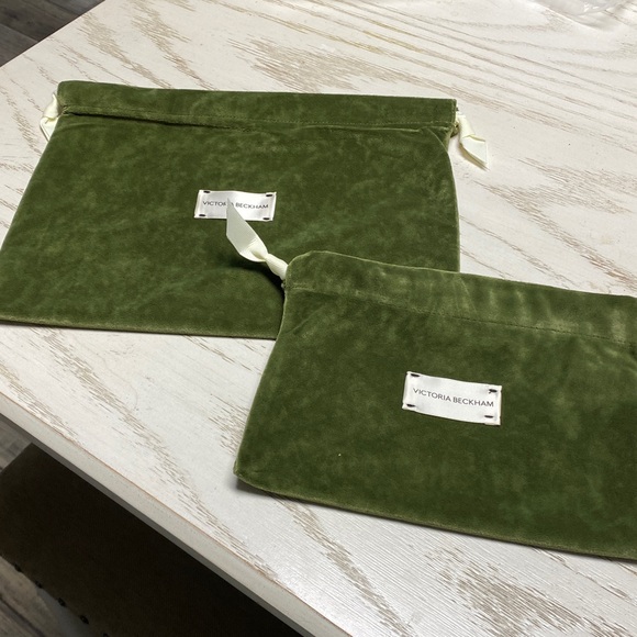 Victoria Beckham Large Velvet Pouch - Picture 5 of 5